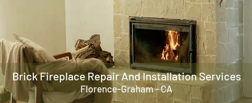 Brick Fireplace Repair And Installation Services Florence-Graham - CA